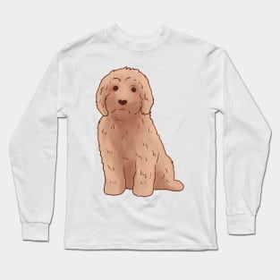 Cute Golden Doodle art Long Sleeve T-Shirt